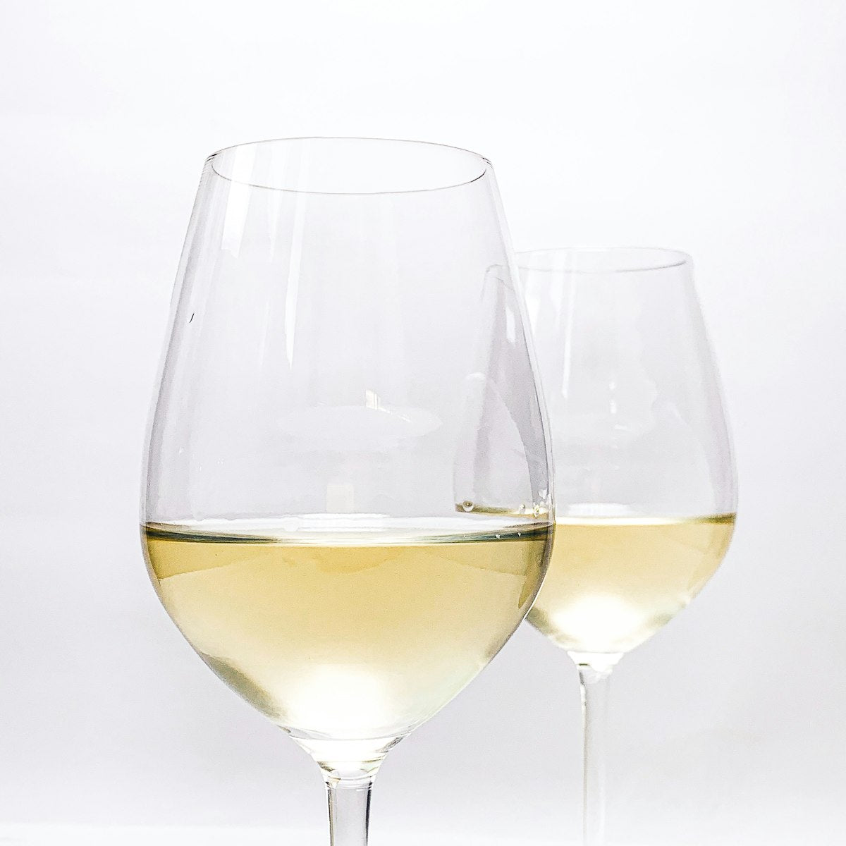 Champagne toasting glasses for the couple