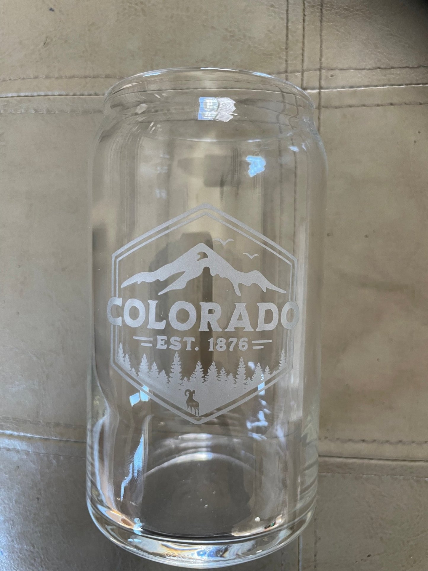 Glass Can | Custom Laser Engraved - M6 Craftworks