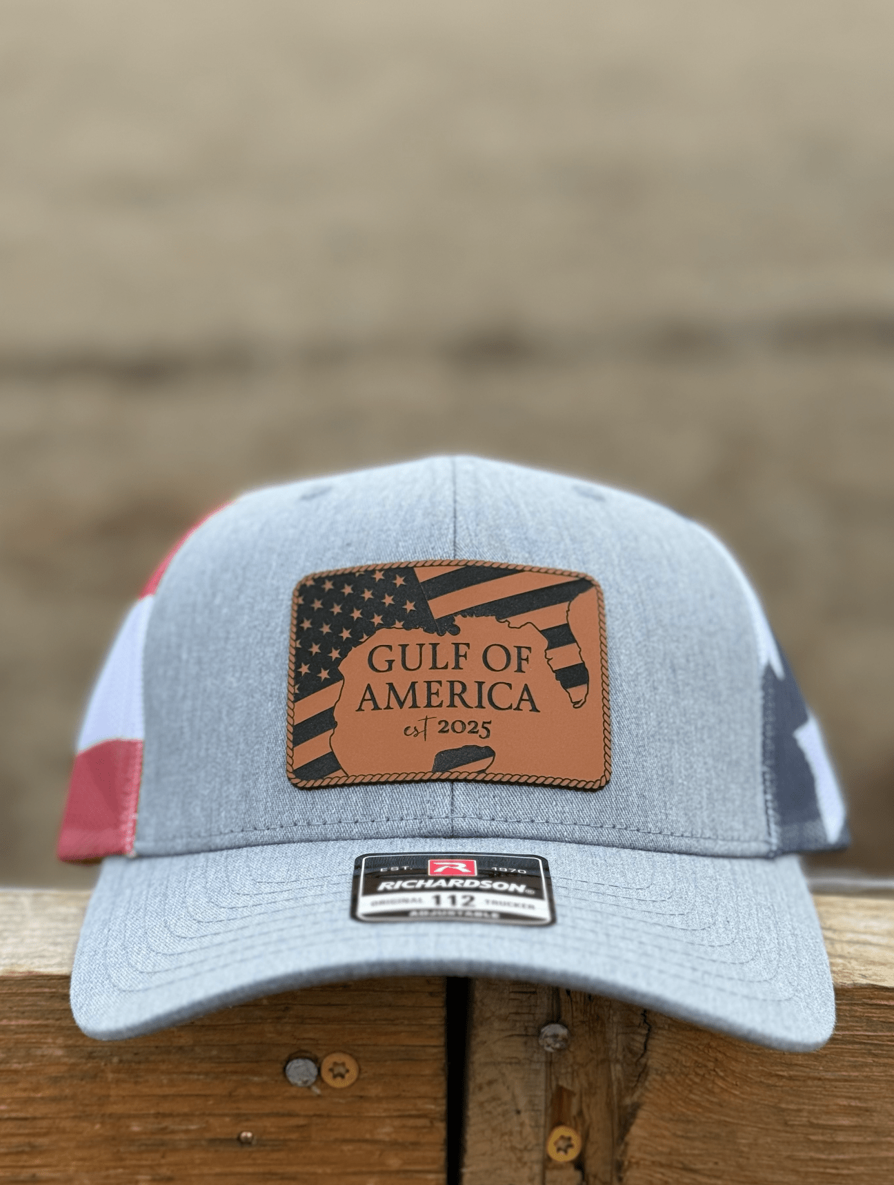 Gulf of America Trucker Hat American Flag Richardson 112 - M6 Craftworks