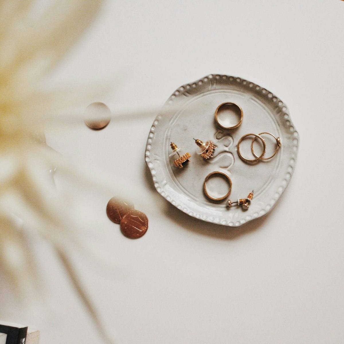 Ring dish for the wedding party
