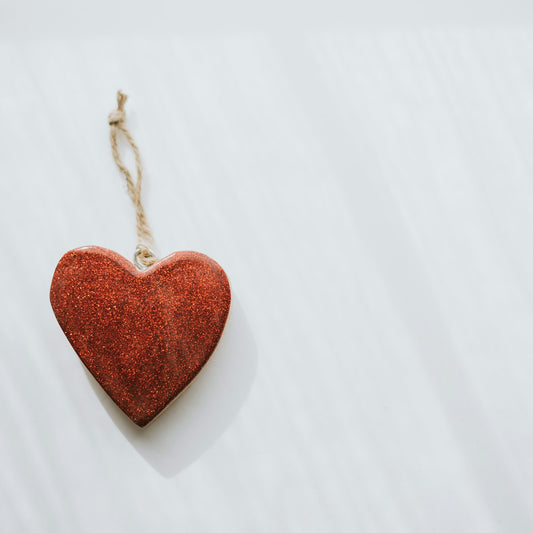 Wood heart keepsake for little ones